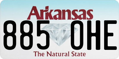 AR license plate 885OHE