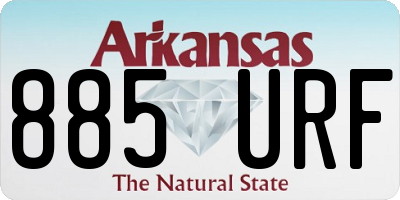 AR license plate 885URF