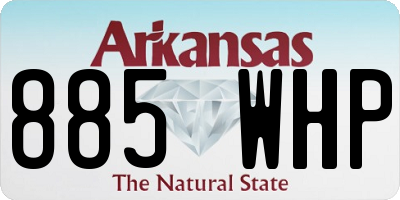AR license plate 885WHP