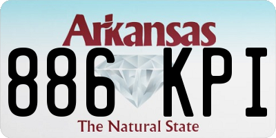 AR license plate 886KPI