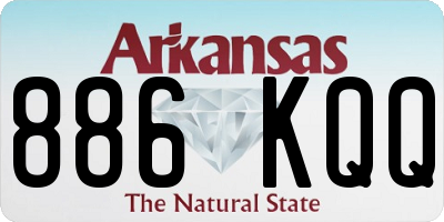 AR license plate 886KQQ