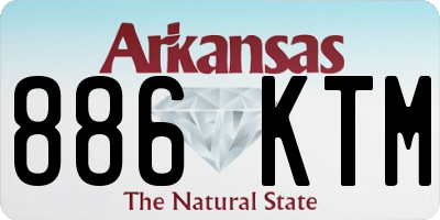 AR license plate 886KTM