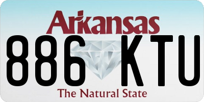AR license plate 886KTU