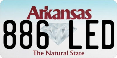 AR license plate 886LED