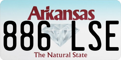 AR license plate 886LSE