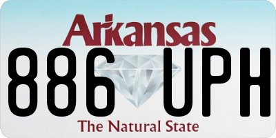 AR license plate 886UPH