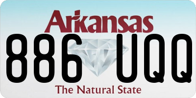 AR license plate 886UQQ