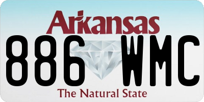 AR license plate 886WMC