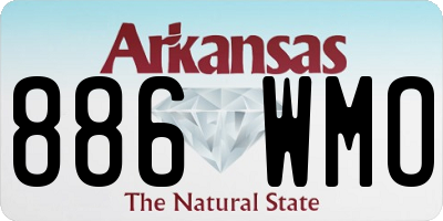 AR license plate 886WMO