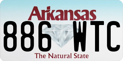 AR license plate 886WTC