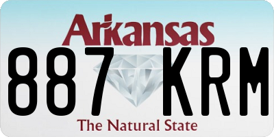 AR license plate 887KRM