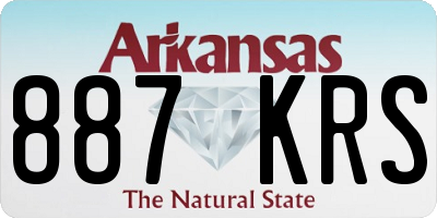 AR license plate 887KRS