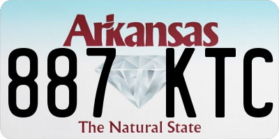 AR license plate 887KTC