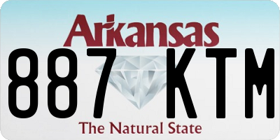 AR license plate 887KTM