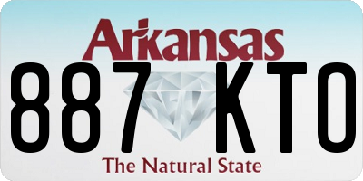 AR license plate 887KTO