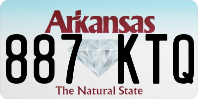 AR license plate 887KTQ