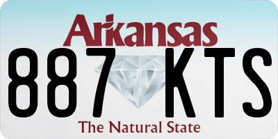 AR license plate 887KTS