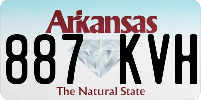 AR license plate 887KVH