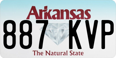 AR license plate 887KVP
