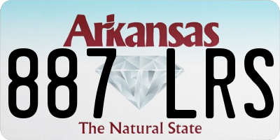 AR license plate 887LRS