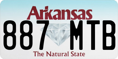 AR license plate 887MTB