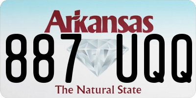 AR license plate 887UQQ