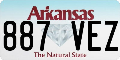 AR license plate 887VEZ