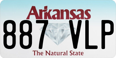 AR license plate 887VLP