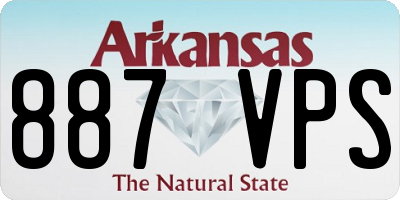 AR license plate 887VPS