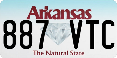 AR license plate 887VTC