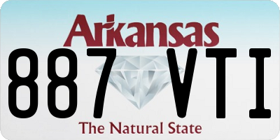 AR license plate 887VTI