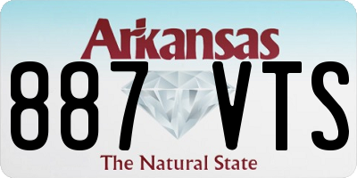AR license plate 887VTS