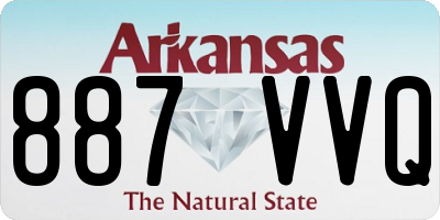 AR license plate 887VVQ