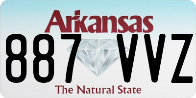 AR license plate 887VVZ