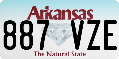 AR license plate 887VZE