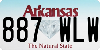 AR license plate 887WLW