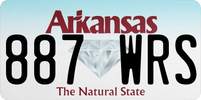 AR license plate 887WRS