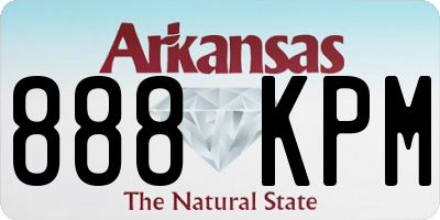 AR license plate 888KPM