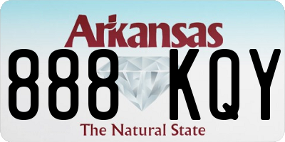 AR license plate 888KQY
