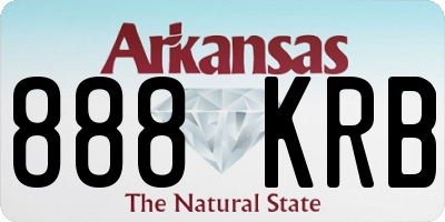 AR license plate 888KRB