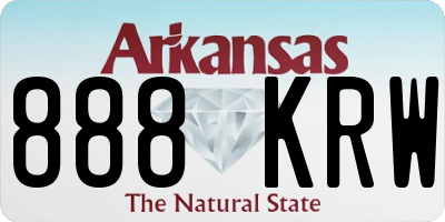 AR license plate 888KRW