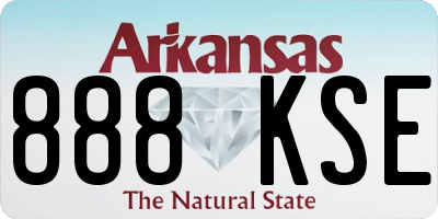 AR license plate 888KSE