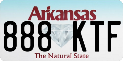 AR license plate 888KTF