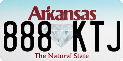 AR license plate 888KTJ