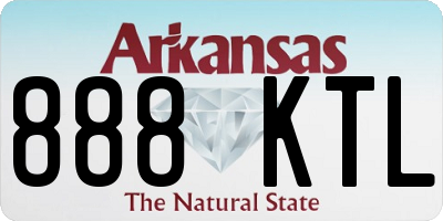 AR license plate 888KTL