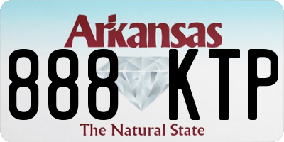 AR license plate 888KTP