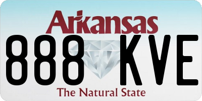 AR license plate 888KVE