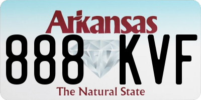 AR license plate 888KVF