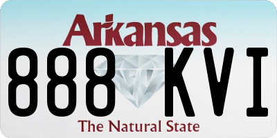 AR license plate 888KVI