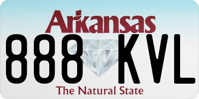 AR license plate 888KVL